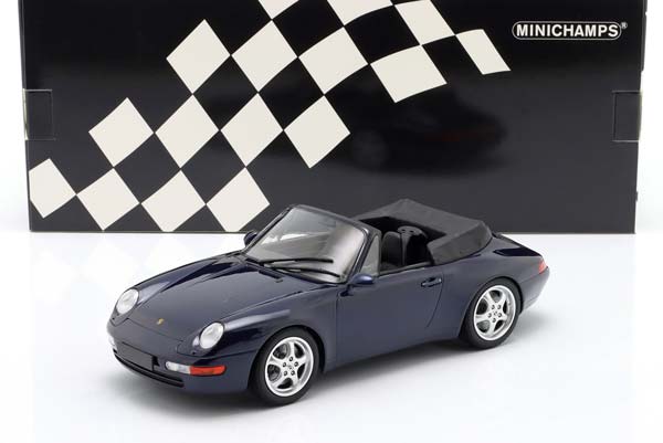 PORSCHE 911 (993) CONVERTIBLE YEAR 1994 IRIS BLUE METALLIC / ПОРШЕ 911 993 КАБРИОЛЕТ ИРИС СИНИЙ МЕТАЛЛИК — фото 3