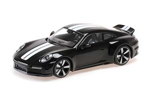PORSCHE 911 (992) SPORT CLASSIC 2022 BLACK WHITE LIMITED EDITION 162 PCS / ПОРШЕ 911 992 СПОРТ КЛАССИК ЧЕРНЫЙ БЕЛЫЙ ЛИМИТИРОВАННАЯ СЕРИЯ 162 ШТ
