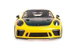 PORSCHE 911 GT3RS (991.2) 2019 YELLOW W/ WEISSACH PACKAGE W/ PLATINUM MAGNESIUM WHEELS — фото 4