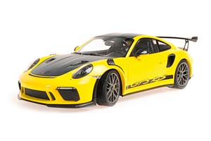 PORSCHE 911 GT3RS (991.2) 2019 YELLOW W/ WEISSACH PACKAGE W/ PLATINUM MAGNESIUM WHEELS — фото 5