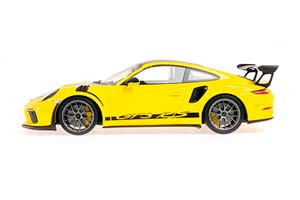 PORSCHE 911 GT3RS (991.2) 2019 YELLOW W/ WEISSACH PACKAGE W/ PLATINUM MAGNESIUM WHEELS — фото 6
