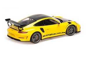 PORSCHE 911 GT3RS (991.2) 2019 YELLOW W/ WEISSACH PACKAGE W/ PLATINUM MAGNESIUM WHEELS — фото 2