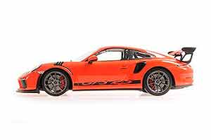 PORSCHE 911 GT3RS (991.2) 2019 ОРАНЖЕВЫЙ С ПЛАТИНОВЫМИ КОЛЕСАМИ — фото 3