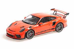 PORSCHE 911 GT3RS (991.2) 2019 ОРАНЖЕВЫЙ С ПЛАТИНОВЫМИ КОЛЕСАМИ