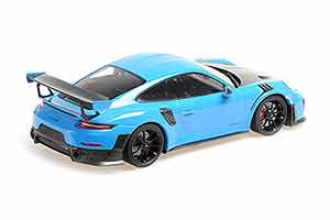 PORSCHE 911 (991.2) GT2RS 2018 СИНИЙ С ЧЕРНЫМИ КОЛЕСАМИ — фото 3
