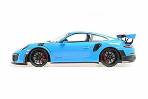 PORSCHE 911 (991.2) GT2RS 2018 СИНИЙ С ЧЕРНЫМИ КОЛЕСАМИ — фото 4
