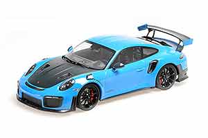 PORSCHE 911 (991.2) GT2RS 2018 СИНИЙ С ЧЕРНЫМИ КОЛЕСАМИ — фото 6
