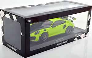 PORSCHE 911 GT2 RS 2018 LIGHTGREEN CARBON-GREY — фото 3