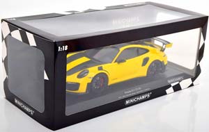 PORSCHE 911 (991.2) GT2RS 2018 ЖЕЛТЫЙ WEISSACH PACKAGE С ЧЕРНЫМИ КОЛЕСАМИ — фото 4