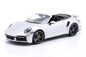 PORSCHE 911 (992) TURBO S CABRIOLET 2020 SILVER / ПОРШЕ 911 992 ТУРБО S КАБРИОЛЕТ СЕРЕБРИСТЫЙ