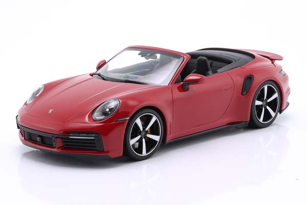 PORSCHE 911 (992) TURBO S CONVERTIBLE 2020 RED