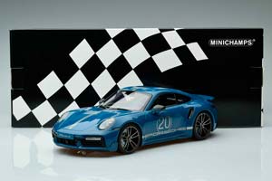 PORSCHE 911 (992) TURBO S COUPE SPORT DESIGN 2021 BLUE / ПОРШЕ 911 ТУРБО С КУПЕ СИНИЙ — фото 6