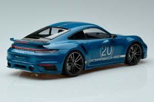 PORSCHE 911 (992) TURBO S COUPE SPORT DESIGN 2021 BLUE / ПОРШЕ 911 ТУРБО С КУПЕ СИНИЙ — фото 2