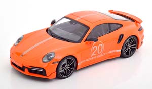 PORSCHE 911 (992) TURBO S COUPE SPORT DESIGN 2021 ОРАНЖЕВЫЙ
