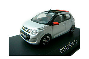 CITROEN C1 AIRSCAPE 2014 GALLIUM GRAY/AGRUME RED MATT