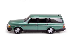 VOLVO 240 GL BREAK 1986 METALLIC GREEN — фото 2