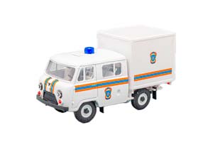 УАЗ 39094 С БУДКОЙ МЧС, БЕЛЫЙ