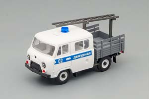 УАЗ 39094 ФЕРМЕР С ЛЕСТНИЦЕЙ ДЕЖУРНАЯ-02 БОРТ С ЛЕСТНИЦЕЙ, БЕЛЫЙ