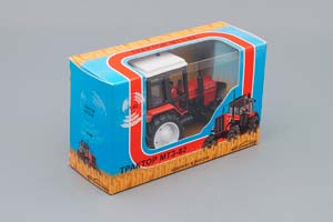 TRACTOR MTZ-82 (USSR RUSSIA) RED/BLACK | ТРАКТОР МТЗ-82 КРАСНЫЙ/ЧЕРНЫЙ (МЕТАЛЛ) — фото 3