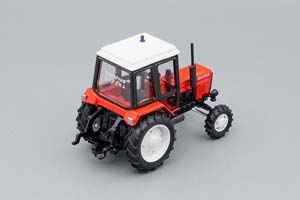 TRACTOR MTZ-82 (USSR RUSSIA) RED/BLACK | ТРАКТОР МТЗ-82 КРАСНЫЙ/ЧЕРНЫЙ (МЕТАЛЛ) — фото 2