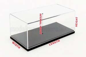 БОКС ДЛЯ МОДЕЛИ В МАСШТАБЕ  1/2422.1 X 12.0 X 7.6 PLASTIC DISPLAY