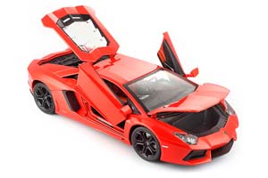 LAMBORGHINI AVENTADOR LP700-4 ORANGE / ЛАМБОРГИНИ АВЕНТАДОР ЛП700 ОРАНЖЕВЫЙ — фото 3