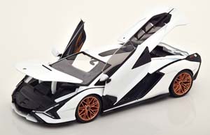 LAMBORGHINI SIAN FKP 37 2020 WHITE/BLACK — фото 3