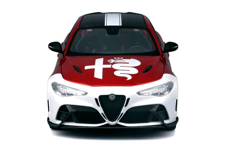 ALFA ROMEO GIULIA GTAM #99 2020 RED WHITE BLACK / АЛЬФА РОМЕО ДЖУЛИЯ GTAM #99 2020 КРАСНЫЙ БЕЛЫЙ ЧЕРНЫЙ — фото 4