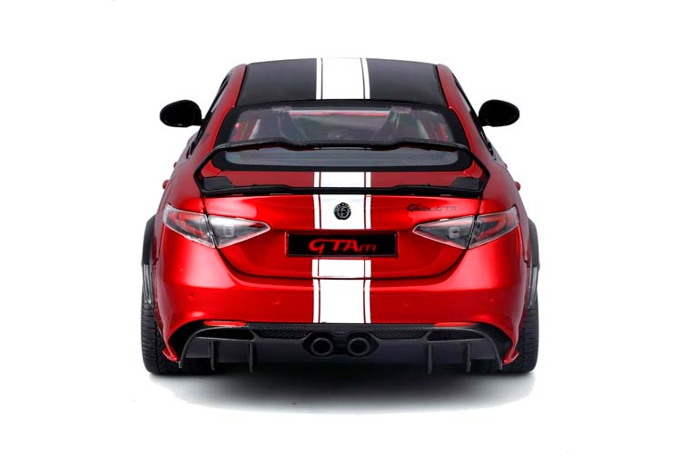 ALFA ROMEO GIULIA GTAM #99 2020 RED WHITE BLACK / АЛЬФА РОМЕО ДЖУЛИЯ GTAM #99 2020 КРАСНЫЙ БЕЛЫЙ ЧЕРНЫЙ — фото 5