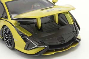 LAMBORGHINI SIAN FKP37 2021 YELLOW METALLIC/BLACK — фото 6