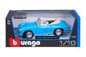 PORSCHE 356B CABRIOLET 1961 BLUE / ПОРШЕ 356 КАБРИОЛЕТ СИНИЙ — фото 6