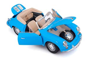 PORSCHE 356B CABRIOLET 1961 BLUE / ПОРШЕ 356 КАБРИОЛЕТ СИНИЙ — фото 2
