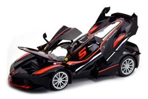 FERRARI FXX K NO.5 2015 BLACK/ORANGE — фото 3