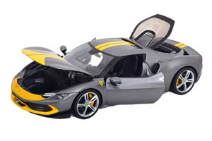 FERRARI 296 GTB ASSETTO FIORANO 2022 GREY METALLIC/YELLOW / ФЕРРАРИ АССЕТО ФЬОРАНО СЕРО-ЖЕЛТЫЙ — фото 3