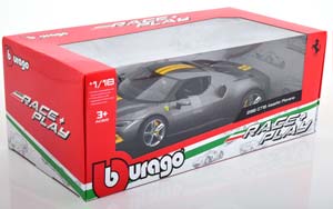 FERRARI 296 GTB ASSETTO FIORANO 2022 GREY METALLIC/YELLOW / ФЕРРАРИ АССЕТО ФЬОРАНО СЕРО-ЖЕЛТЫЙ — фото 6