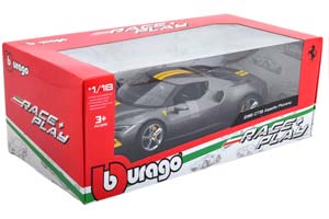 FERRARI 296 GTB ASSETTO FIORANO 2022 GREY METALLIC/YELLOW / ФЕРРАРИ АССЕТО ФЬОРАНО СЕРО-ЖЕЛТЫЙ — фото 5