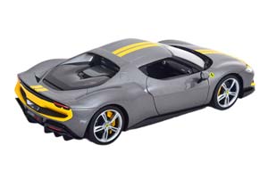 FERRARI 296 GTB ASSETTO FIORANO 2022 GREY METALLIC/YELLOW / ФЕРРАРИ АССЕТО ФЬОРАНО СЕРО-ЖЕЛТЫЙ — фото 2