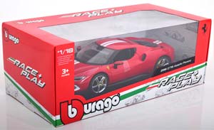 FERRARI 296 GTB ASSETTO FIORANO 2022 RED WHITE / ФЕРРАРИ АССЕТО ФЬОРАНО КРАСНО-БЕЛЫЙ — фото 6