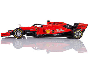 FERRARI SF90 #5 SEBASTIAN VETTEL FORMULA 1 2019 RED — фото 3