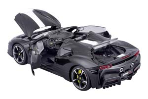 FERRARI SF90 SPIDER ASSETTO FIORANO 2024 BLACK MET / ФЕРРАРИ СФ90 ЧЕРНЫЙ — фото 3