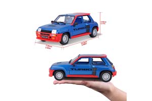 RENAULT 5 TURBO 1982 BLUE/RED / РЕНО ТУРБО — фото 14