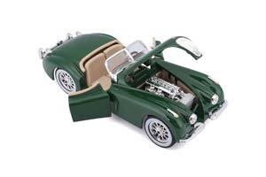 JAGUAR XK 120 ROADSTER 1951 DARK GREEN / ЯГУАР ХК РОДСТЕР ЗЕЛЕНЫЙ — фото 4
