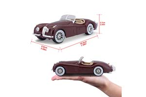 JAGUAR XK 120 ROADSTER 1951 DARK RED / ЯГУАР ХК РОДСТЕР КРАСНЫЙ — фото 7