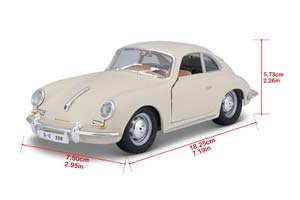 PORSCHE 356B COUPE 1961 IVORY / ПОРШЕ КУПЕ БЕЖЕВЫЙ — фото 5