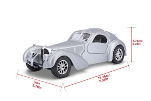 BUGATTI ATLANTIC SILVER / БУГАТТИ АТЛАНТИК СЕРЕБРИСТЫЙ — фото 5