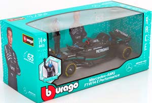 MERCEDES AMG FW14 DRIVER: RUSSELL 2023 WITH FIGURINE — фото 3