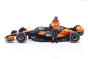 MCLAREN MCL38 #81 MIAMI GP O. PIASTRI 2024 WITH FIGURE — фото 4