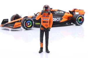MCLAREN MCL38 #81 MIAMI GP O. PIASTRI 2024 WITH FIGURE — фото 6