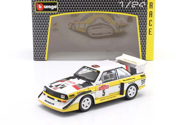 AUDI SPORT QUATTRO S1 E2 #5 WINNER RALLYE SANREMO 1985 RÖHRL, GEISTDÖRFER / АУДИ СПОРТ КВАТТРО S1 E2 ПОБЕДИТЕЛЬ РАЛЛИ САНРЕМО РЁРЛ ГАЙСТДЁРФЕР — фото 3