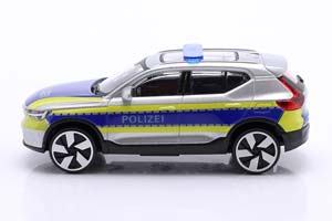 VOLVO EX40 POLICE 2022 BLUE / SILVER / YELLOW / ВОЛЬВО EX40 ПОЛИЦИЯ СИНИЙ СЕРЕБРИСТЫЙ ЖЕЛТЫЙ — фото 4